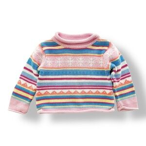 KRU Little | Vintage Toddler Roll Neck Sweater (12 mos)